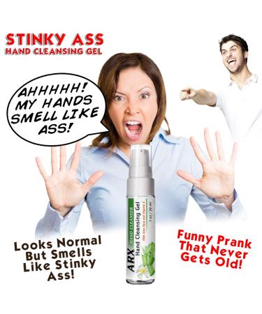Stinky Ass Hand Gel Prank 1 oz - Funny Gag Gift, Smells Gross - Buy Online on GoSupps.com