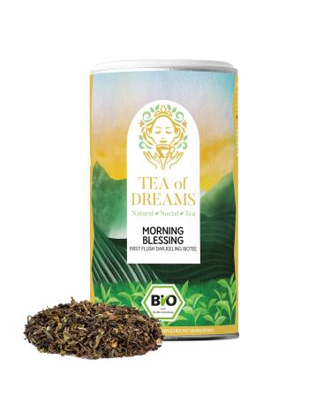 Tea of Dreams Th noir bio | Morning Blessing | Darjeeling First Flush Darjeeling | Th en vrac | 120 g