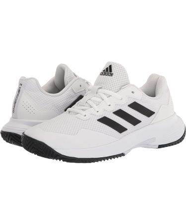 adidas Men's Gamecourt 2 Tennis Shoe White/Black/White