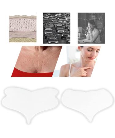 Chest Wrinkle Pads Silicone Chest Wrinkle Patches Sleeping Reusable Firming Beauty T Shaped Silicone Chest Pads for Neck and Shoulder Moisturizing - Buy Online on GoSupps.com