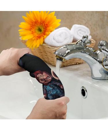 Horror Chucky Microfiber Washcloth Towel - Absorbent & Soft Bath Towel 28.7 x 13.8 Inches - Buy Online on GoSupps.com