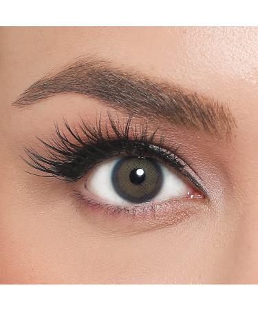 El 'Amore colored contact lenses Pixie Venezia - Amore series strongly covering monthly lenses for 6 months gently dark green color lenses perfect for dark eyes - 1 pair