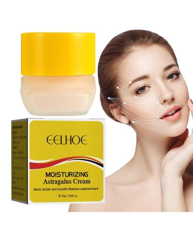 Hongjingda Whitening Face Cream | Astragalus Brightening Face Cream Moisturizing Cream for Smooth Skin Face Cream for Radiant Skin Day and Night