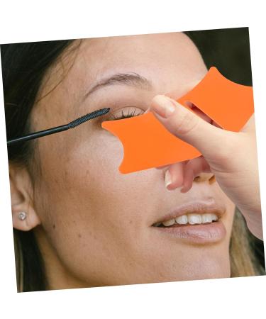 POPETPOP Eye Liner Shadow Guide Silicone Makeup Applicator Women Eyeliner Make up Make up Stencils Silicone Eyeliner Guard Tool Eyelash Comb Silica Gel Miss Third Gear 10.3x3.8cm Orange - Buy Online on GoSupps.com