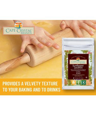 Cape Crystal Sunflower Lecithin Powder 100% Natural and Gluten-Free. It is The Vegan Non-GMO Alternative to Soy Lecithin Powder (8-oz.) - Buy Online on GoSupps.com