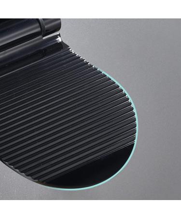 Gernie Shaving Pedestal Foot Stand - Alloy Shoe Shine & Foot Rub Brush Holder (Black) | International Shipping Available - Buy Online on GoSupps.com