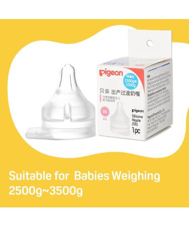 Pigeon Preemie Silicone Nipple (SS) 1 Count - Pediatrician Recommended - Buy Online on GoSupps.com