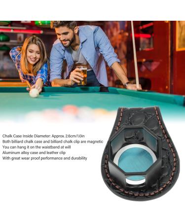 Buy Portable Octagonal Magnetic Billiard Chalk Box - Circular Container for Snooker & Pool | International Shipping Available - Buy Online on GoSupps.com