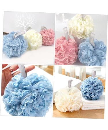 Healeved Bathing Ball Scrubber - Exfoliating Loofah Sponge for Body Wash & Shower | Best Bath Puff & Pouf for Smooth Skin - Buy Online on GoSupps.com