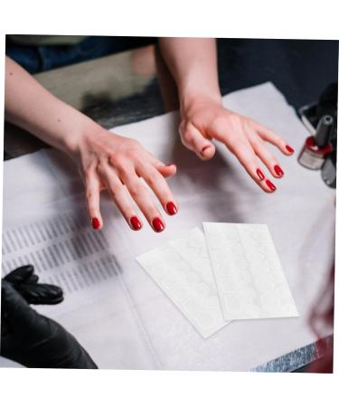  SOESFOUFU 15 Sheets Nail Jelly Glue Practical Glue for False Nails Professional Nail Glue Manicure Labels Waterproof Rubber Nails Jelly Glue High Quality Pink - Buy Online on GoSupps.com