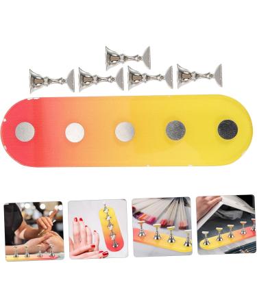 POPETPOP 3 Sets Nail Practice Holder Beauty Acrylic Nail Art Display Stand Practice Nail Racks Nail Tips Practice Rack Training Nail Racks Plastic Creative Nails Strip - Buy Online on GoSupps.com