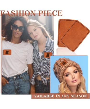 50Pcs Blank Leatherette Hat Patches with Adhesive Rectangle Leather Patches for Hats Custom Fabric Repair Laser Supplies(3 * 2inch) - Buy Online on GoSupps.com