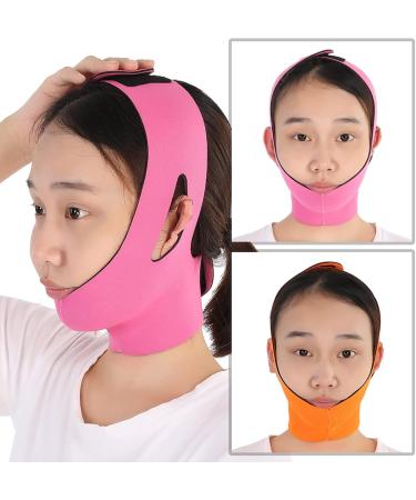Face Slimming Cheek Mask Breathable V Line Double Chin Reducer Face Slimming Bandage Belt Face-Lift Face Bra Lifting V Firming Mask Reusable Face Lift Sleep Bandage for Lift Firming Skin(orange) - Buy Online on GoSupps.com