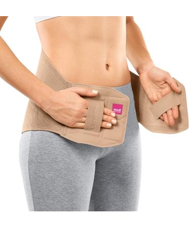 Medi Lumbamed Basic Back Orthosis for Women - Sand IV | Lumbar Support for Spine Stabilization - Buy Online on GoSupps.com