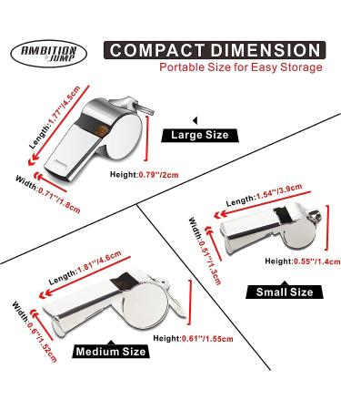 AMBITIONJUMP Coach Whistle with Lanyard - Multi-Purpose Sports, Referee, Police, Teacher, Lifeguard Whistle for Kids - Family-Friendly Design - Buy Online on GoSupps.com