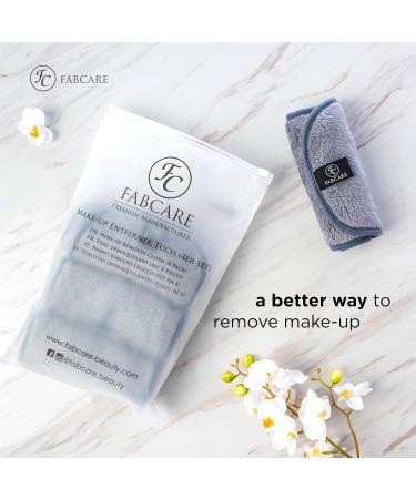 FABCARE Makeup Remover Cloth Set | 4 Washable Microfibre Face Cloths - DERMATEST Very Good - Integrated Glove for Easy Makeup Removal - Buy Online on GoSupps.com