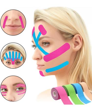 2.5CM*5M Face V Line Neck Eye Lift Wrinkle Sticker Tape Facial Skin Care Tool Bandage Kinesiology Tape yellow2.5cmx5m - Buy Online on GoSupps.com