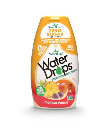 Wisdom Natural Waterdrops Tropical Punch 1.62 Oz