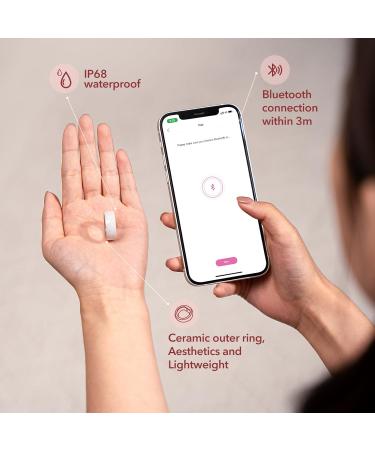 Femometer Ring - Fertility & Ovulation Monitor | Size 7 App Sync Waterproof Rechargeable - Track Periods & BBT - Buy Online on GoSupps.com