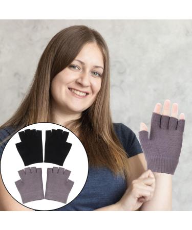 Healeved 2 Pairs Half Finger Moisturizing Gloves Dry Hand Glove Thermal Gloves Half Finger Gloves Sleeping Gloves Moisturizing Gel Gloves Fingerless Women's Touch Screen 95% Cotton Apparel - Buy Online on GoSupps.com