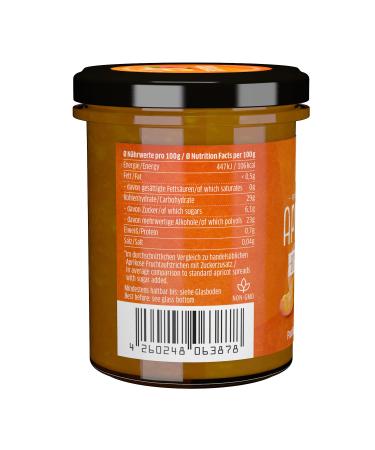 Xucker Jam Fruit Spread - 3 Flavors: Strawberry Apricot & Raspberry | 74% Fruit Xylitol Vegan Non-GMO | 3 x 220g - Buy Online on GoSupps.com