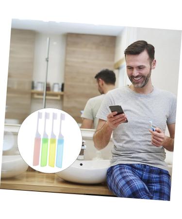 JECOMPRIS Travel Toothbrush Set - Collapsible Adult Toothbrushes with Bristles for Effective Cleaning | Perfect for International Travel - Buy Online on GoSupps.com