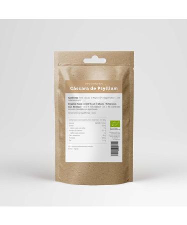 Carefood - 99% Pure Organic Psyllium Husk - 100% Organic Gluten Free Vegan - Better Digestion and Satiety Effect - Natural Source of Fiber - Combine with Dishes Juices or Drinks - 200g - Buy Online on GoSupps.com