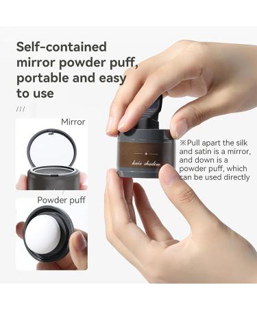 Hair Powder - Hairline Shadow Powder - Hair Root Touch Up Hair Colour Spray - Hair Thickening Products for Women Men - Waterproof Long-lasting Bodify Hairline Fibres Temporary Hair Filler (BLACK) - Buy Online on GoSupps.com