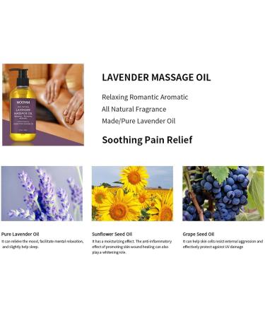 Cellulite Massage Oil | Relaxing Lavender Spa Essential Oils for Body & Muscle Care | Povanjer Gua Sha Massage - Buy Online on GoSupps.com
