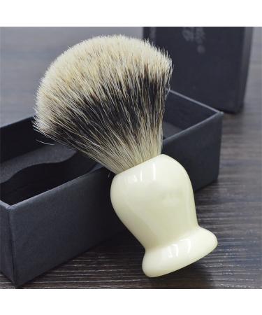 High Quality Badger Hair Shaving Brush | AnSafe Handmade Durable Resin Handle | Perfect for Beard Soap Foam - Buy Online on GoSupps.com