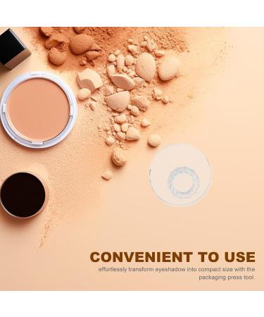 SHOWERORO Precision Eyeshadow Press Tool Round Multifunction Pressing Seal Mold for Easy Efficient Eyeshadow Application Compact Making - Buy Online on GoSupps.com