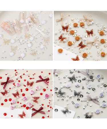 Rose Floral Liquid Butterfly Supplies Manicure Nails Decor Making Perfect For Enthusiasts Colorful - Buy Online on GoSupps.com