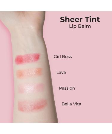 MCoBeauty Sheer Tint Lip Balm - Bella Vita | Nourishing Vegan Cruelty-Free Lip Care for Healthy Luscious Lips - Shop Internationally - Buy Online on GoSupps.com