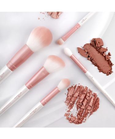 Buy Luvia Daily Essentials Makeup Brush Set | 5 Vegan Cosmetic Brushes for Powder & Eyes - International Shipping - Buy Online on GoSupps.com
