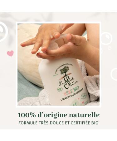 Le Petit Olivier Bio Baby Oil - Gentle Natural Liniment for Newborns - 100% Organic Pediatric Tested - Buy Online on GoSupps.com