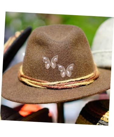 Mikikit 5pcs Crystal Butterfly Decor Handbags Handbag Appliques Clothing Accessories Butterfly Shoes Patch - Buy Online on GoSupps.com