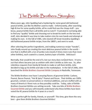 Bacon Peanut Brittle - 5 oz. Bag | #1 in America | 4x More Nuts | Gift Set Pack | Corporate Candy Snack Sampler for Birthdays, Valentines, Christmas | Brittle Brothers - Buy Online on GoSupps.com