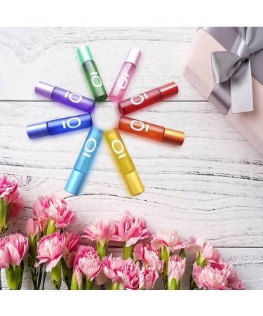 24PCS Refillable 10ml Glass Roller Bottles for Essential Oils & Aromatherapy - Travel-Friendly Roll-On Containers - Buy Online on GoSupps.com