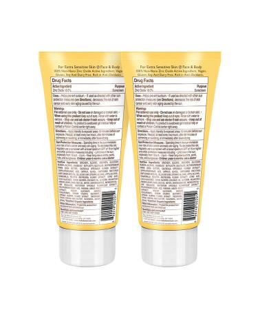 Babo Botanicals Clear Zinc Sunscreen Lotion SPF 30 - 100% Mineral Actives, Non-Greasy, Water-Resistant, Fragrance-Free, Vegan - 3 Fl Oz (Pack of 2) - Buy Online on GoSupps.com