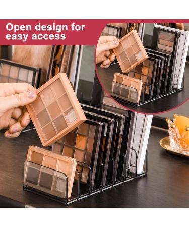 Makeup Palette Organizer(2 Pack) Acrylic Eyeshadow Palette Pallet 8 Sectons BPA-Free Divided Make Up Blush Contour Storage Holder Cosmetic Eye Shadow Display Stand Clear Rack Vanity Holder(Grey). Y002 - Buy Online on GoSupps.com
