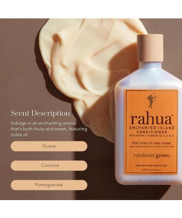Rahua Enchanted Island Hair Conditioner with Biotin - Nourishing Hair Care for All Types Coconut Guava Scent Strength & Growth 9.3 Fl Oz - Buy Online on GoSupps.com