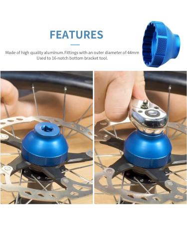 PEATOVIE 16-Notch Bottom Bracket Tool for BBT-69.2 | Compatible with Chris King, Campagnolo, Shimano, SRAM | Blue - Buy Online on GoSupps.com