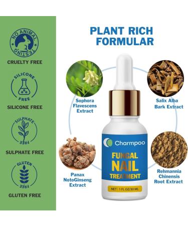 Fungal Nail Treatment - Natural Antifungal Solution for Toe Fungus - 1oz/30ml - Buy Online on GoSupps.com