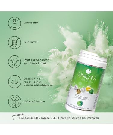 Lineavi Activated Food Diet Shake Neutral - 6x500g | Weight Loss Shake | Soy Pea Rice & Whey Protein | Lactose & Gluten-Free Meal Replacement - Buy Online on GoSupps.com