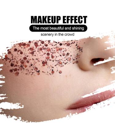 Eye Sequin - Sequin Gel Set with 5 Colors | Makeup Sequin Eyeshadow Liquid Stage Makeup Face Body Set Body Gel for Girls Women Ladies Frifer Suit - Buy Online on GoSupps.com