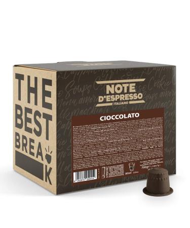 Note d'Espresso Espresso Note - Chocolate - Capsules Exclusively Compatible with NESPRESSO* Machines - 100 x 7g