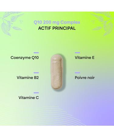 Coenzyme Q10 Complex 250mg - 120 G lules Coq10 - Antioxydant avec Vitamine C E et B2 Poivre Noir - Syst me Immunitaire - Ubiquinone Coenzyme Q10-120 G lules Nutralie - Buy Online on GoSupps.com