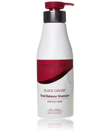 Mon Platin 500ml Natural Silk Therapy Black Caviar Total Balance Shampoo For Oily Hair