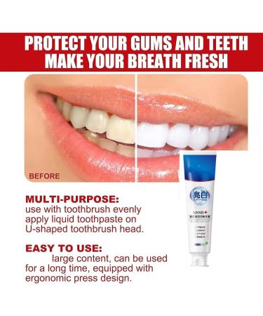 NANB Probiotic Rapid Whitening Toothpaste - Ultra Whiten Stain Removal for Fresh Breath - 2024 Formula | International Shipping Available - Buy Online on GoSupps.com