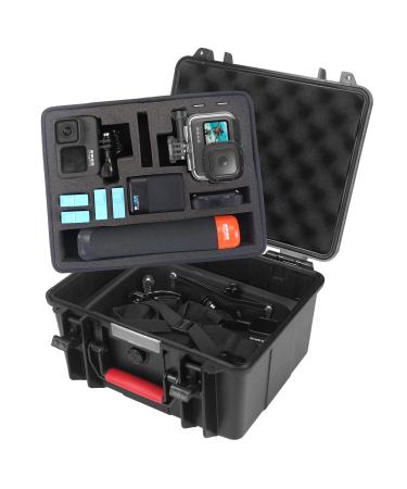 Smatree GA700-2 with ABS materials Floaty/Water-Resist Hard Case Compatible for Gopro Hero 7,6,5,4, 3+, 3, 2,1 ,GOPRO HERO (2018),DJI Osmo Action-(Camera and Accessories NOT included)